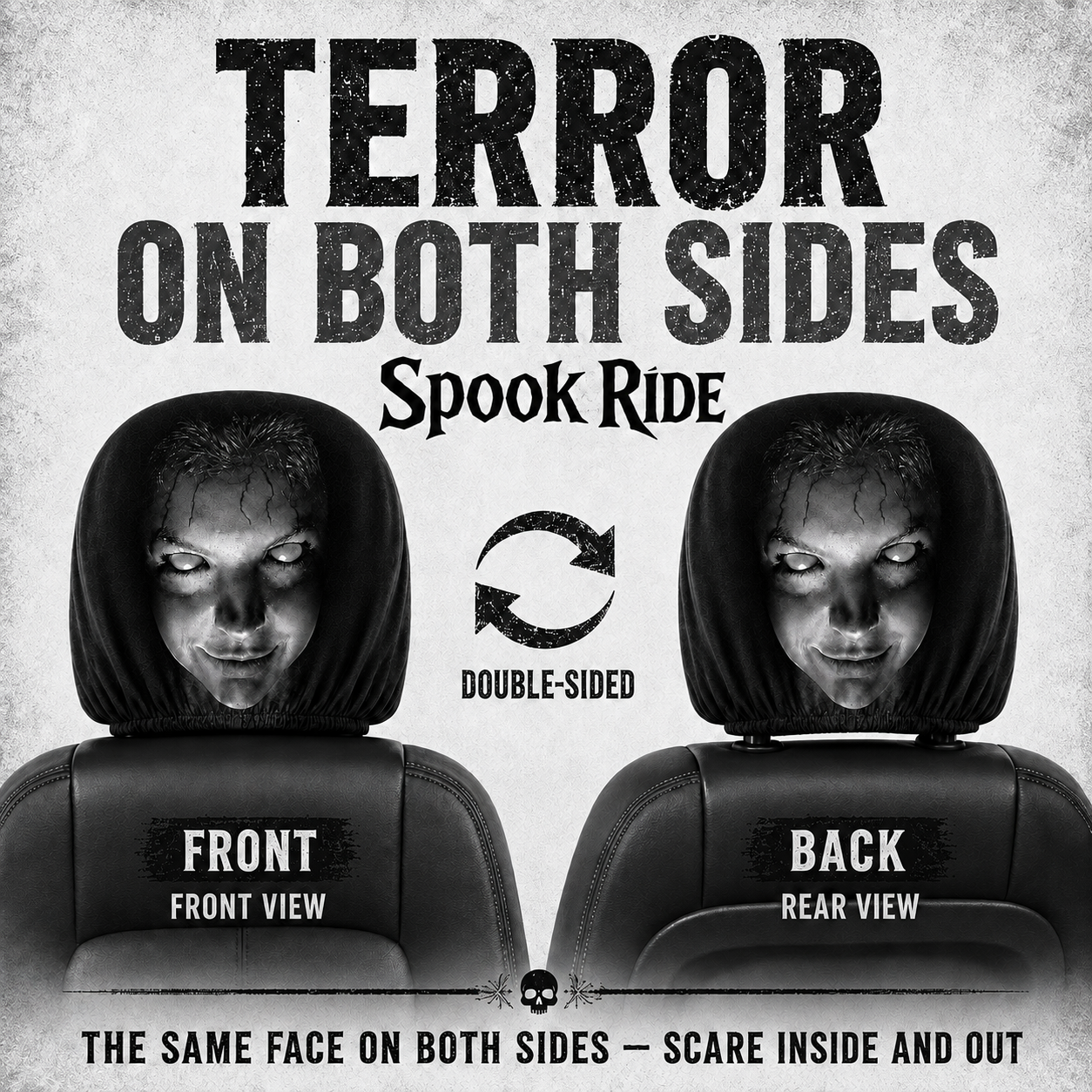 Double-Sided Terror Headrest