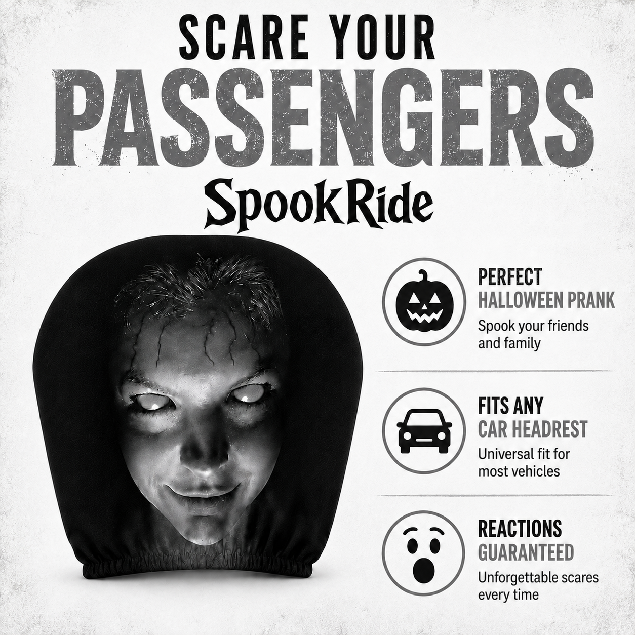 Double-Sided Terror Headrest
